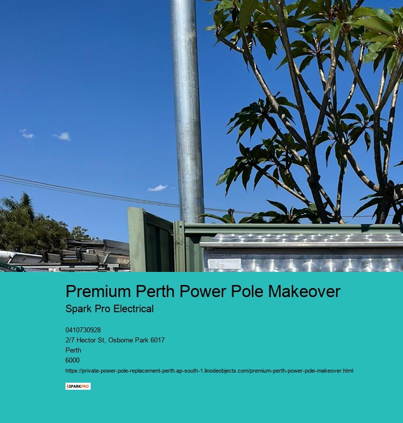 Private Power Pole Replacement Perth